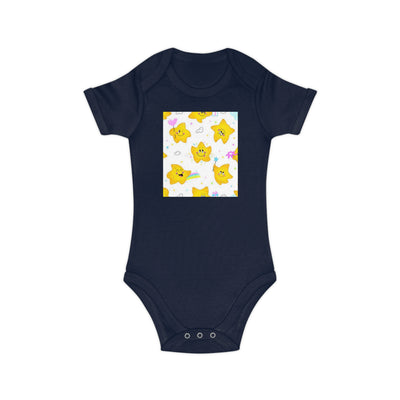 Adorable Starry Baby Bodysuit | Cute Infants' Outfit for Baby Showers, Birthdays, Playdates, Newborn Gifts, Festivals