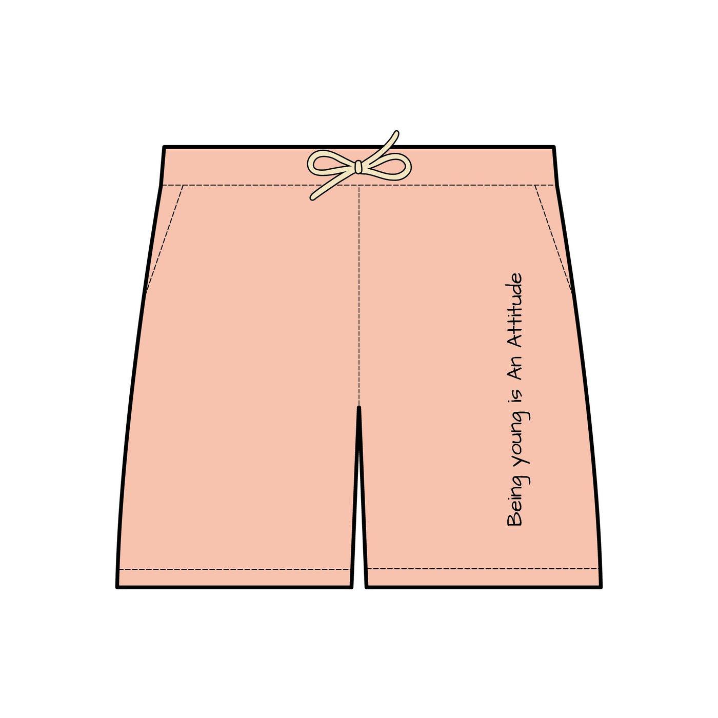 Unisex Lightweight Fleece Sweat Shorts - Fun Summer Attitude, Beachwear, Casual Lounge Shorts, Gift for Teens, Relaxed Weekend Wear