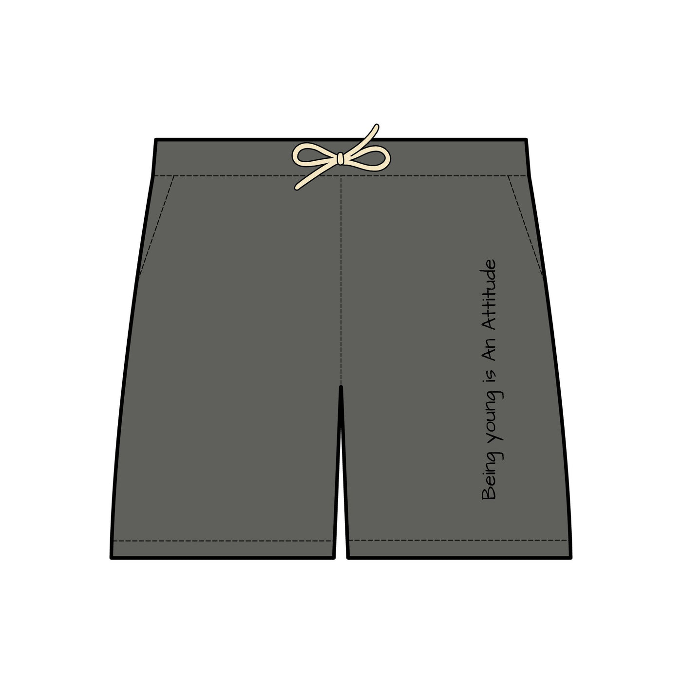 Unisex Lightweight Fleece Sweat Shorts - Fun Summer Attitude, Beachwear, Casual Lounge Shorts, Gift for Teens, Relaxed Weekend Wear