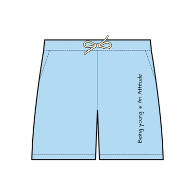 Unisex Lightweight Fleece Sweat Shorts - Fun Summer Attitude, Beachwear, Casual Lounge Shorts, Gift for Teens, Relaxed Weekend Wear
