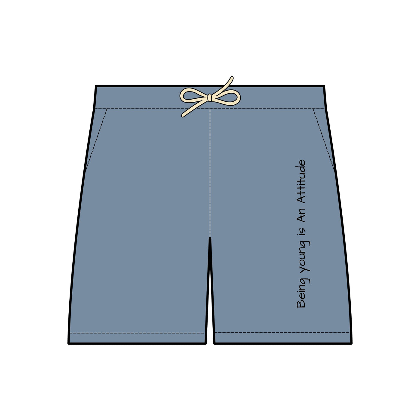 Unisex Lightweight Fleece Sweat Shorts - Fun Summer Attitude, Beachwear, Casual Lounge Shorts, Gift for Teens, Relaxed Weekend Wear