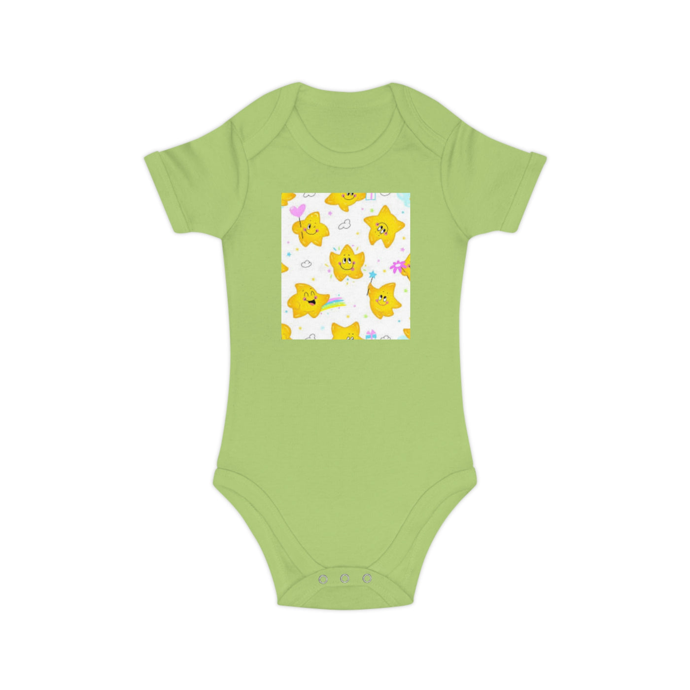 Adorable Starry Baby Bodysuit | Cute Infants' Outfit for Baby Showers, Birthdays, Playdates, Newborn Gifts, Festivals