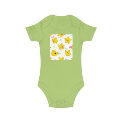 Adorable Starry Baby Bodysuit | Cute Infants' Outfit for Baby Showers, Birthdays, Playdates, Newborn Gifts, Festivals