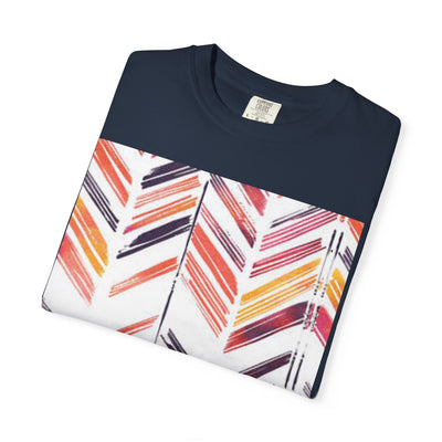 Colorful Patterned Unisex T-Shirt, Stylish Casual Tee, Gift for Her, Summer Wear, Boho Tees, Trendy Everyday Shirt
