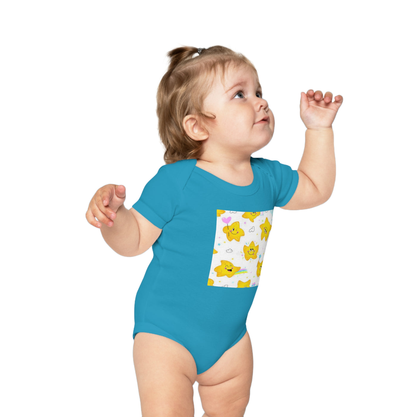 Adorable Starry Baby Bodysuit | Cute Infants' Outfit for Baby Showers, Birthdays, Playdates, Newborn Gifts, Festivals