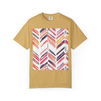 Colorful Patterned Unisex T-Shirt, Stylish Casual Tee, Gift for Her, Summer Wear, Boho Tees, Trendy Everyday Shirt
