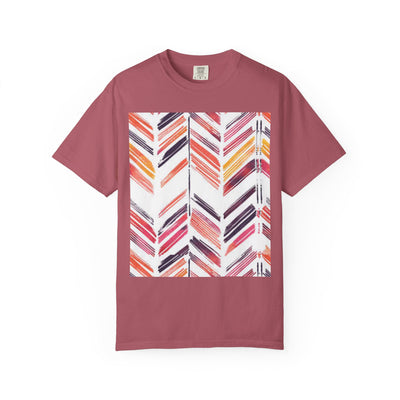 Colorful Patterned Unisex T-Shirt, Stylish Casual Tee, Gift for Her, Summer Wear, Boho Tees, Trendy Everyday Shirt