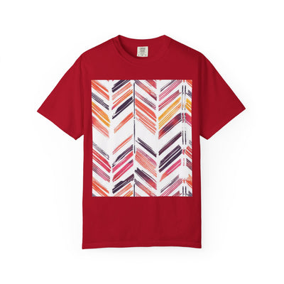 Colorful Patterned Unisex T-Shirt, Stylish Casual Tee, Gift for Her, Summer Wear, Boho Tees, Trendy Everyday Shirt