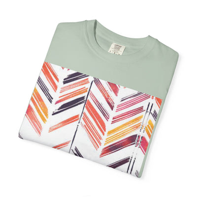 Colorful Patterned Unisex T-Shirt, Stylish Casual Tee, Gift for Her, Summer Wear, Boho Tees, Trendy Everyday Shirt