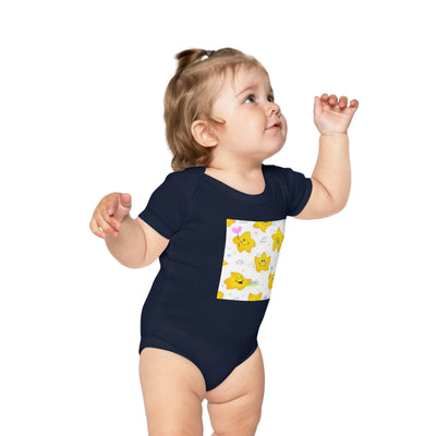 Adorable Starry Baby Bodysuit | Cute Infants' Outfit for Baby Showers, Birthdays, Playdates, Newborn Gifts, Festivals