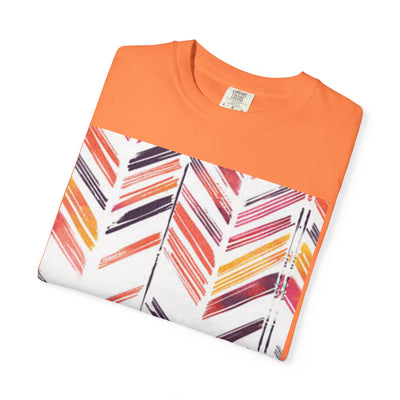 Colorful Patterned Unisex T-Shirt, Stylish Casual Tee, Gift for Her, Summer Wear, Boho Tees, Trendy Everyday Shirt