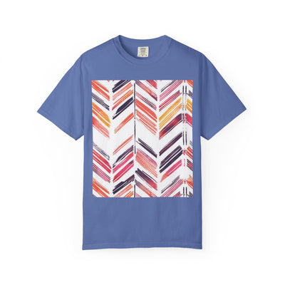 Colorful Patterned Unisex T-Shirt, Stylish Casual Tee, Gift for Her, Summer Wear, Boho Tees, Trendy Everyday Shirt