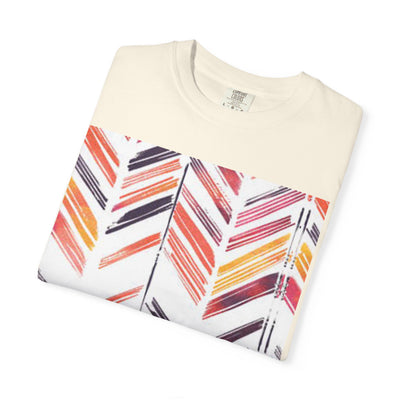 Colorful Patterned Unisex T-Shirt, Stylish Casual Tee, Gift for Her, Summer Wear, Boho Tees, Trendy Everyday Shirt