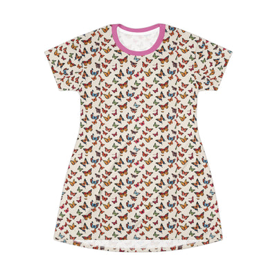 Feel the summer vibes with this butterfly design skirt, perfect for a day at the beach or a cozy night in. Relevant to women looking for cute and comfortable summer wear, suitable for holidays, beach vacations, and casual outings.