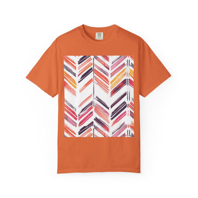 Colorful Patterned Unisex T-Shirt, Stylish Casual Tee, Gift for Her, Summer Wear, Boho Tees, Trendy Everyday Shirt