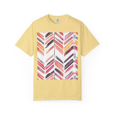 Colorful Patterned Unisex T-Shirt, Stylish Casual Tee, Gift for Her, Summer Wear, Boho Tees, Trendy Everyday Shirt