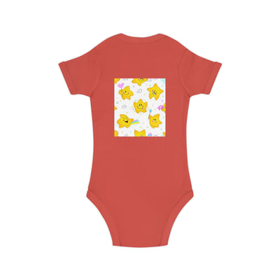 Adorable Starry Baby Bodysuit | Cute Infants' Outfit for Baby Showers, Birthdays, Playdates, Newborn Gifts, Festivals
