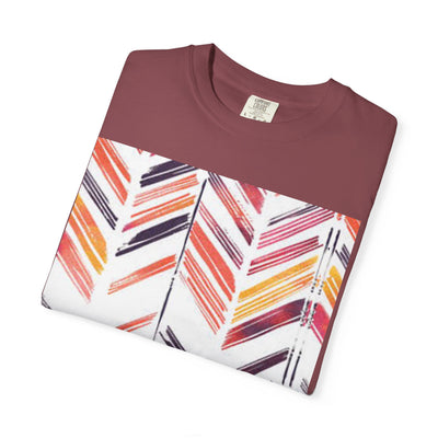 Colorful Patterned Unisex T-Shirt, Stylish Casual Tee, Gift for Her, Summer Wear, Boho Tees, Trendy Everyday Shirt