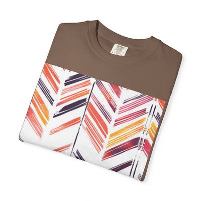 Colorful Patterned Unisex T-Shirt, Stylish Casual Tee, Gift for Her, Summer Wear, Boho Tees, Trendy Everyday Shirt
