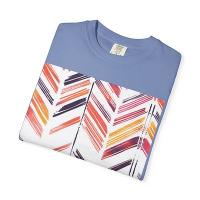 Colorful Patterned Unisex T-Shirt, Stylish Casual Tee, Gift for Her, Summer Wear, Boho Tees, Trendy Everyday Shirt