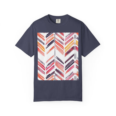 Colorful Patterned Unisex T-Shirt, Stylish Casual Tee, Gift for Her, Summer Wear, Boho Tees, Trendy Everyday Shirt