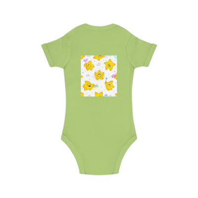 Adorable Starry Baby Bodysuit | Cute Infants' Outfit for Baby Showers, Birthdays, Playdates, Newborn Gifts, Festivals