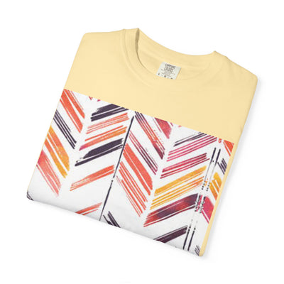 Colorful Patterned Unisex T-Shirt, Stylish Casual Tee, Gift for Her, Summer Wear, Boho Tees, Trendy Everyday Shirt