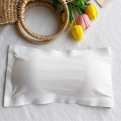 Women Sling Tube Top Sexy Bra Top Breathable Chest Pad Wearing Underwear strapless blouse tube top bandeau top 2020