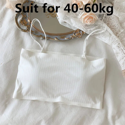 Women Sling Tube Top Sexy Bra Top Breathable Chest Pad Wearing Underwear strapless blouse tube top bandeau top 2020