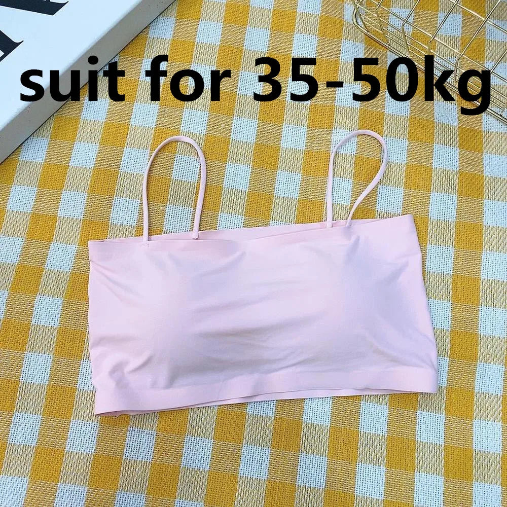 Women Sling Tube Top Sexy Bra Top Breathable Chest Pad Wearing Underwear strapless blouse tube top bandeau top 2020