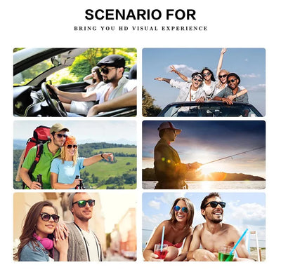 Classic Polarized Design Sunglasses Men 2024 Vintage Pilot Driving Sun Glasses Anti-Glare Sunglass Men gafas de sol hombre