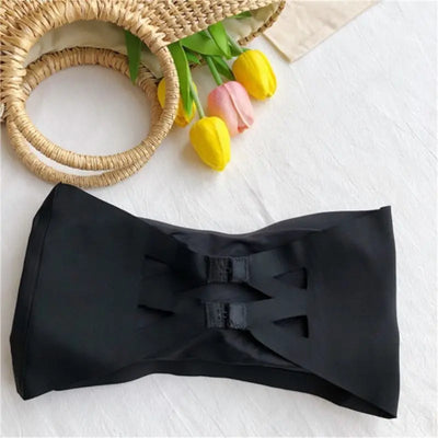 Women Sling Tube Top Sexy Bra Top Breathable Chest Pad Wearing Underwear strapless blouse tube top bandeau top 2020