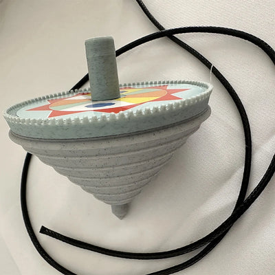 3D Printed Spinning Top Game Props Gong-Gi Top Set Traditional Korean Top Game Nostalgic Themed Spinning Top Game Perfect fo