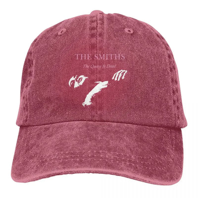 Casual The Queen Is Dead The Smiths Band Baseball Caps Unisex Distressed Denim Headwear Outdoor Running Golf Hats Cap
