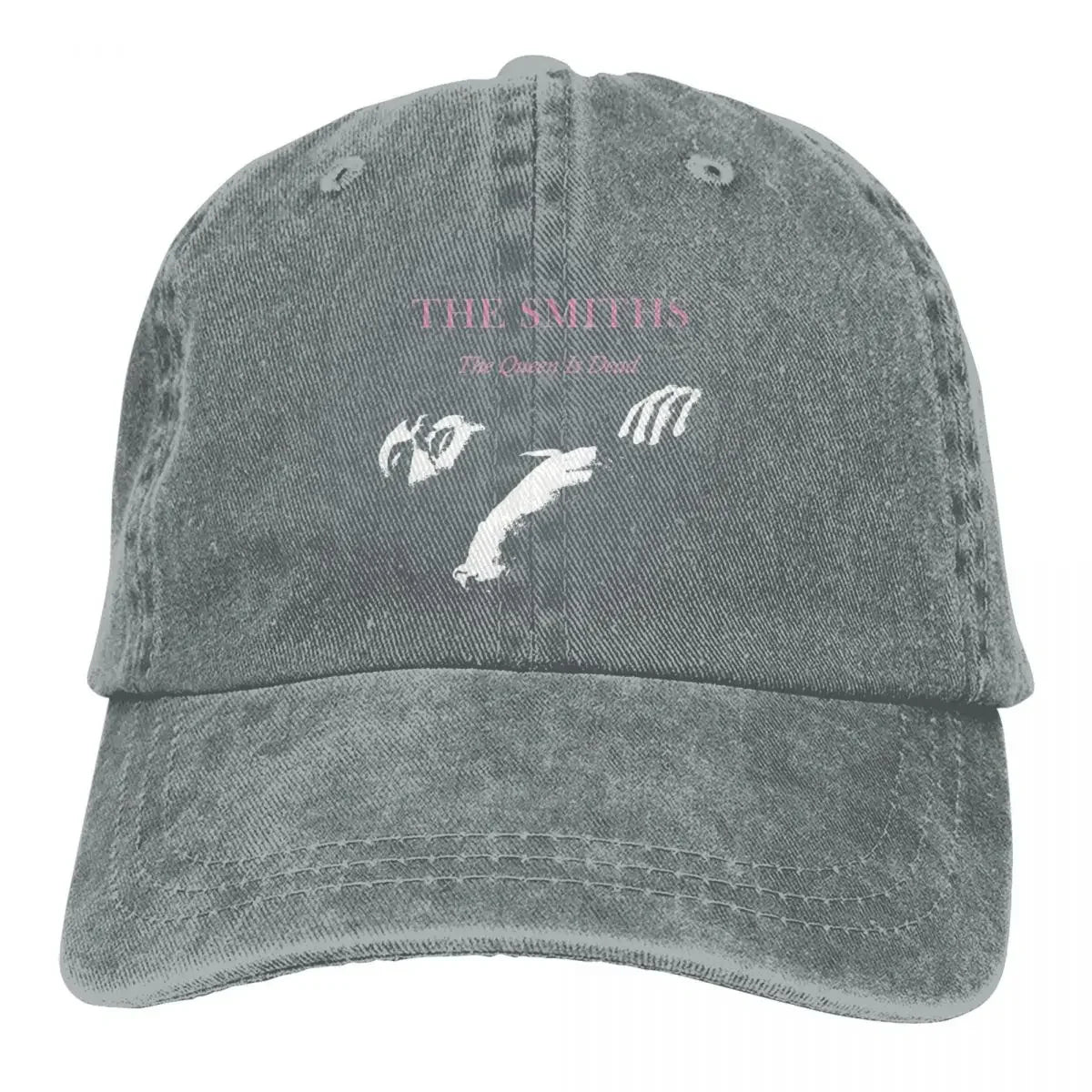 Casual The Queen Is Dead The Smiths Band Baseball Caps Unisex Distressed Denim Headwear Outdoor Running Golf Hats Cap