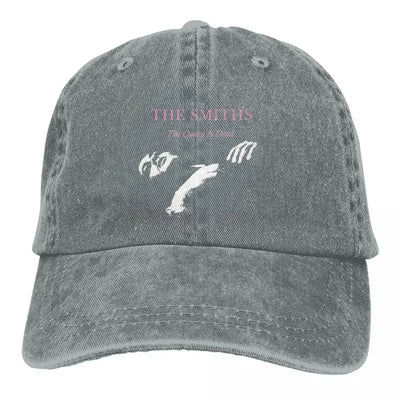 Casual The Queen Is Dead The Smiths Band Baseball Caps Unisex Distressed Denim Headwear Outdoor Running Golf Hats Cap