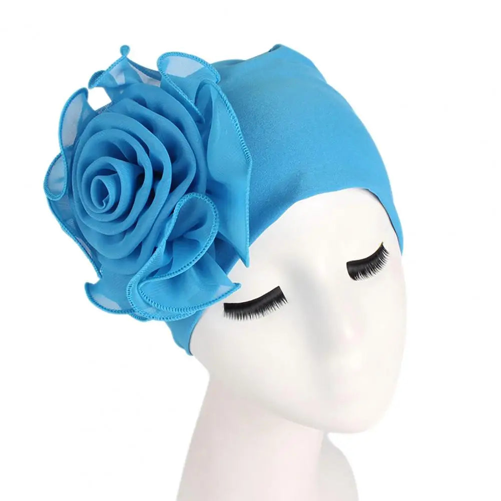 Casual Hat  Delicate Workmanship Lightweight Ladies Cap  Women Dome Turban Cap