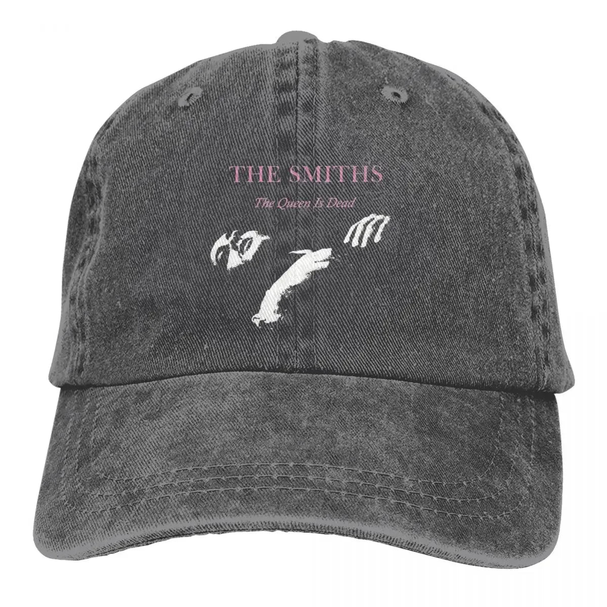 Casual The Queen Is Dead The Smiths Band Baseball Caps Unisex Distressed Denim Headwear Outdoor Running Golf Hats Cap