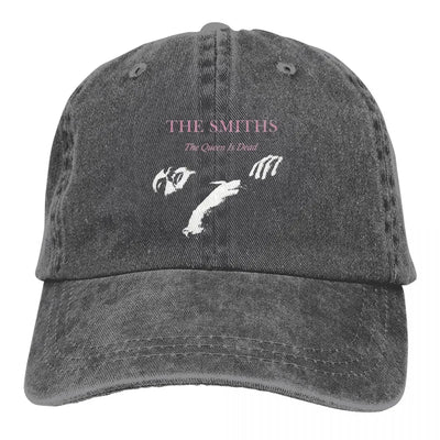 Casual The Queen Is Dead The Smiths Band Baseball Caps Unisex Distressed Denim Headwear Outdoor Running Golf Hats Cap