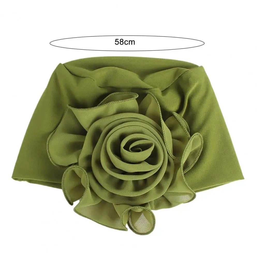Casual Hat  Delicate Workmanship Lightweight Ladies Cap  Women Dome Turban Cap