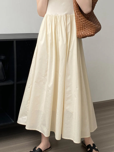 Vestidos De Mujer Slim Vest Pink Sleeveless Knitted Dress New Maxi Dresses for Women Robe Femme Tank Black