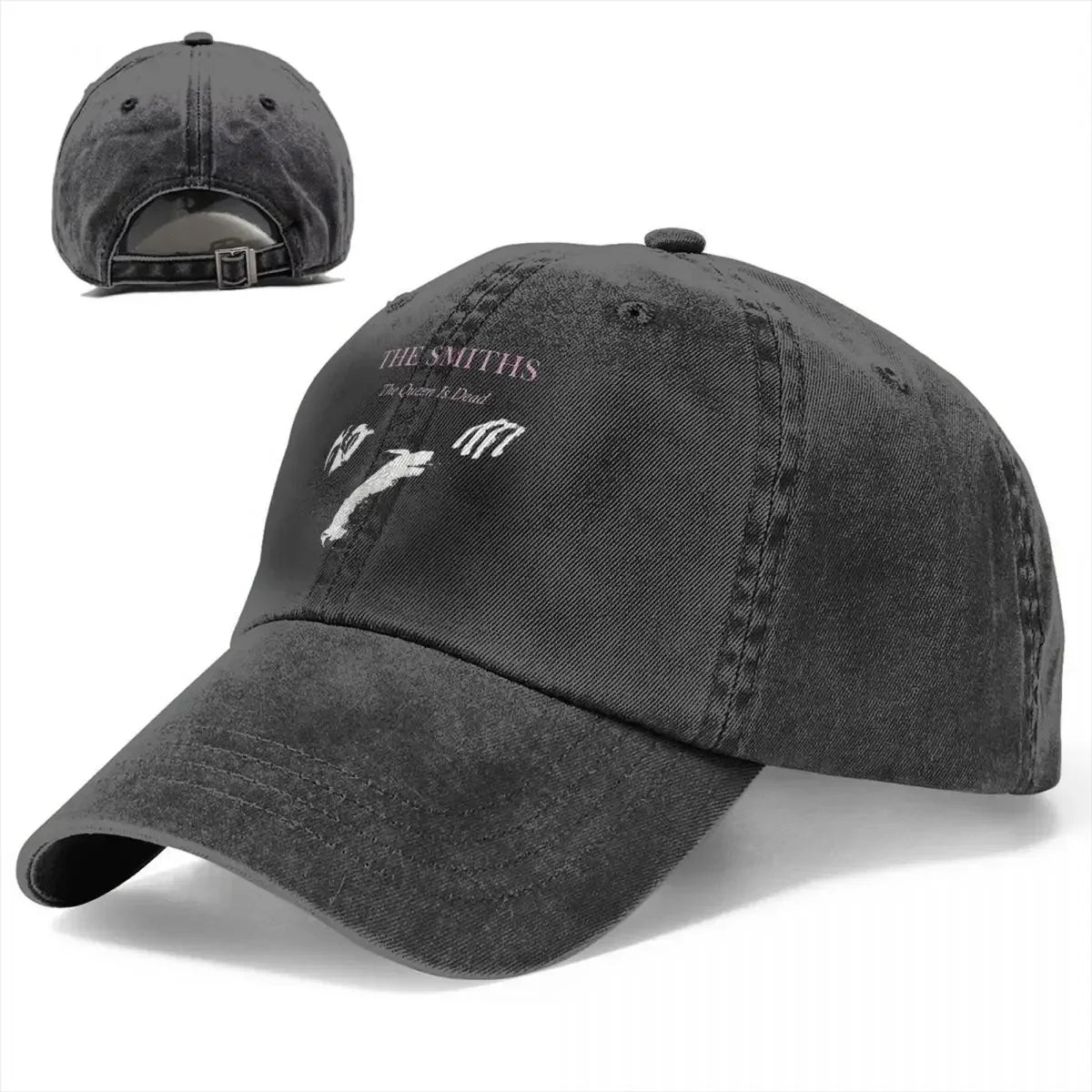 Casual The Queen Is Dead The Smiths Band Baseball Caps Unisex Distressed Denim Headwear Outdoor Running Golf Hats Cap