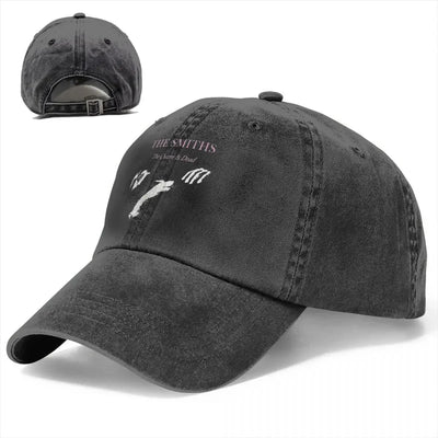 Casual The Queen Is Dead The Smiths Band Baseball Caps Unisex Distressed Denim Headwear Outdoor Running Golf Hats Cap
