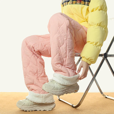 2024 Winter Sweatwear Men Plush Thick Fleece Sweatpant Lambswool Thermal Trousers Casual Pants Windproof Warm Cotton Pants
