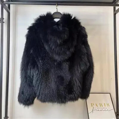 Women Outerwear 2024 Winter Internet Celebrity Explosion Street Lazy Style Environmentally Friendly fox fur Imitation fur Plush