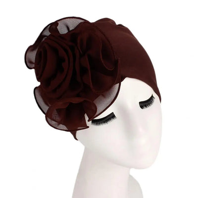 Casual Hat  Delicate Workmanship Lightweight Ladies Cap  Women Dome Turban Cap