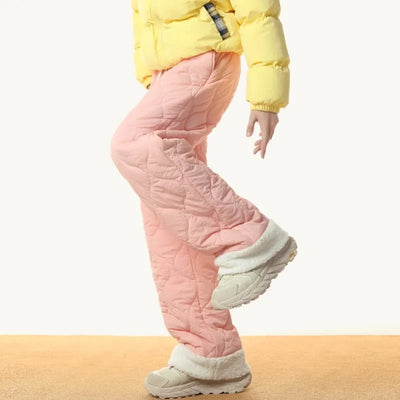 2024 Winter Sweatwear Men Plush Thick Fleece Sweatpant Lambswool Thermal Trousers Casual Pants Windproof Warm Cotton Pants