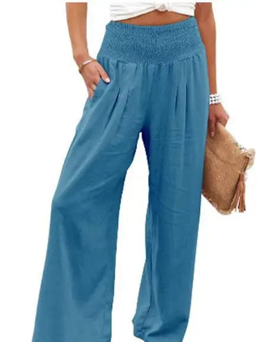 Casual pants, casual style, drawstring, distressed mid waist