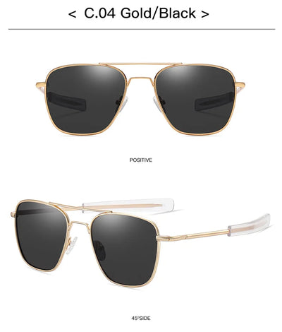 Classic Polarized Design Sunglasses Men 2024 Vintage Pilot Driving Sun Glasses Anti-Glare Sunglass Men gafas de sol hombre