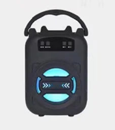 500mAh Bluetooth speaker Sound box high power bluetooth speakers TF Udisk karaoke handheld sound subwoofers for dancing